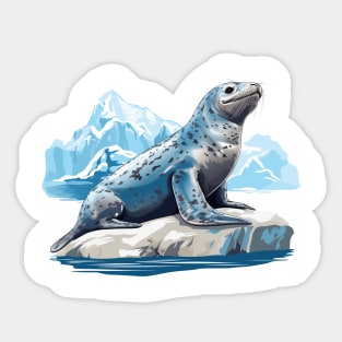 Leopard Seal Sticker